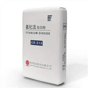 Cloruro di titanio Dioixde CITIC CR-510 ampiamente utilizzato nei rivestimenti